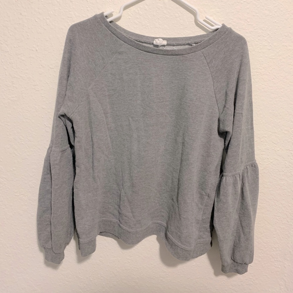 Balloon Sleeve Sweatshirt
